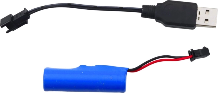 Játékra kész, tölthető akkumulátorral