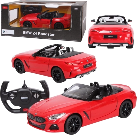 Távirányítós BMW Z4 Roadster Rastar autó 1:14, piros