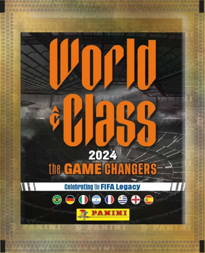 Panini World Class 2024 gyűjthető focis matricák – 1 csomag (5 db)