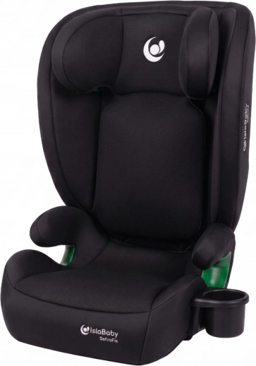 IslaBaby SafiroFix i-Size autósülés 100–150 cm (15–36 kg) isofixszel, Mesh Black