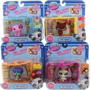 Littlest Pet Shop Pet Nooks gyűjthető mini szettek
