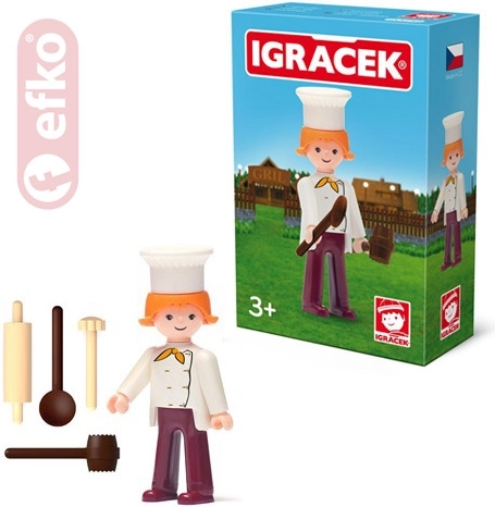 Efko Igráček szakácsnő kiegészítőkkel dobozban