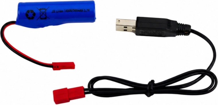 Saját Li‑Po akkumulátor USB töltéssel