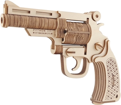 Woodcraft fa 3D kirakó – revolver