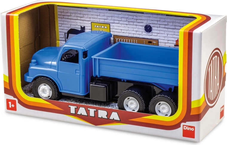 Tatra 148 platós teherautó kék 30 cm – műanyag játék DINO