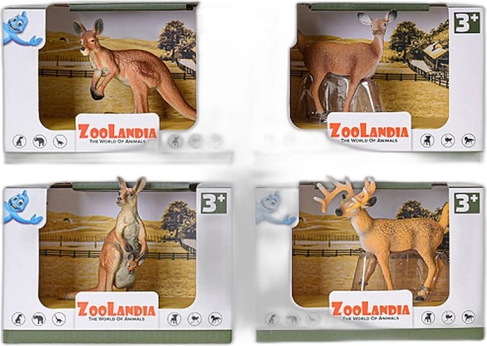 Zoolandia szafari állatka – figura (4 féle) - 1 db