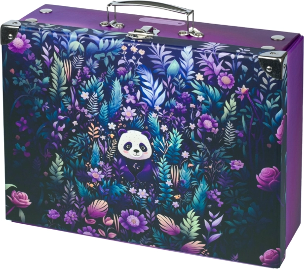 Baagl Jungle Panda összecsukható iskolai bőrönd
