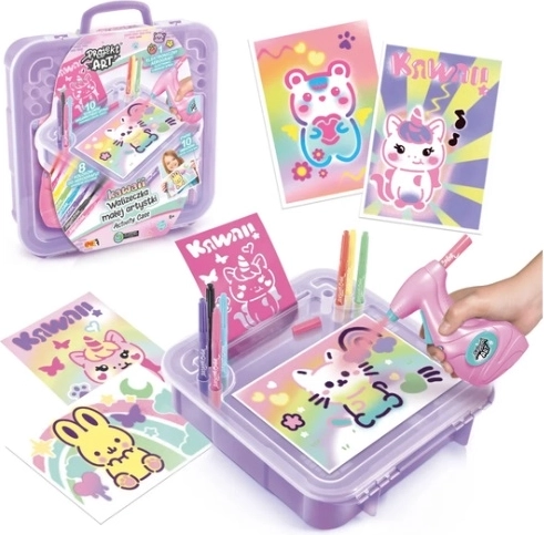 EPEE Projekt Art művész bőrönd – kis kawaii művésznőknek elektronikus airbrush-sal