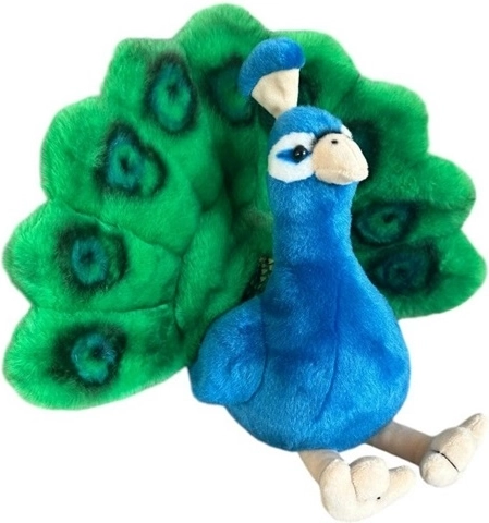 Plüss páva 30 cm