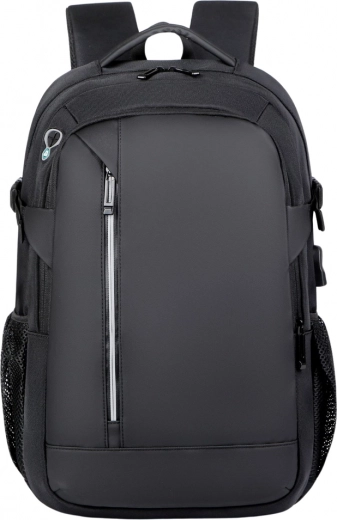 Városi hátizsák USB-vel, laptopzsebbel és fényvisszaverő elemekkel 16L 45cm
