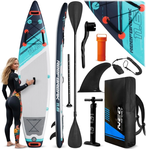 Felfújható SUP deszka Neo-Sport Reefbreak 11'6 350 cm tartozékokkal