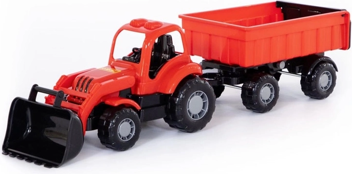 Macher rakodótraktor utánfutóval