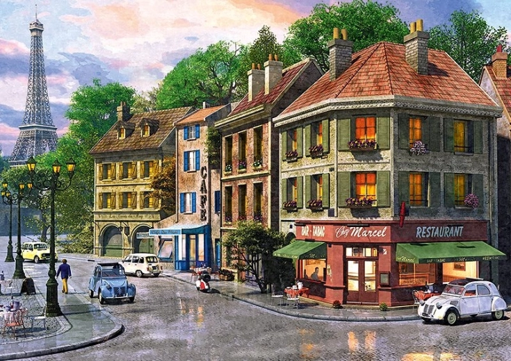 6000 darabos puzzle párizsi utca