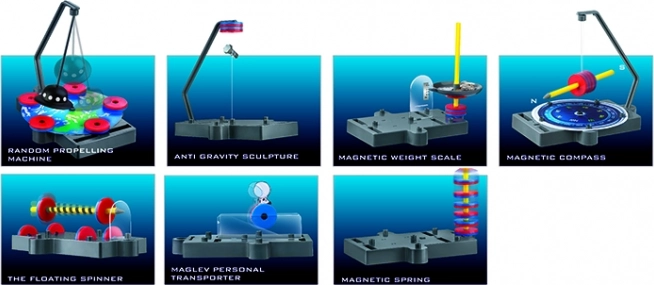 Mágneses építőkészlet 4M Antigravitáció