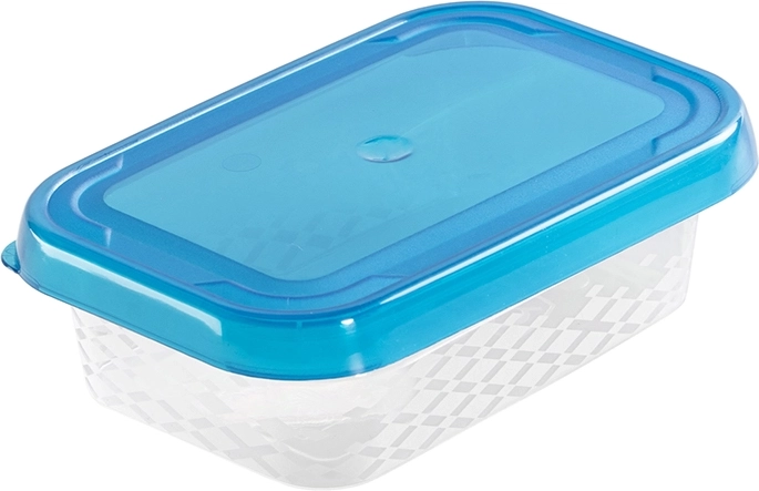 Blue Box téglalap alakú ételtároló doboz 0,1 l – kék