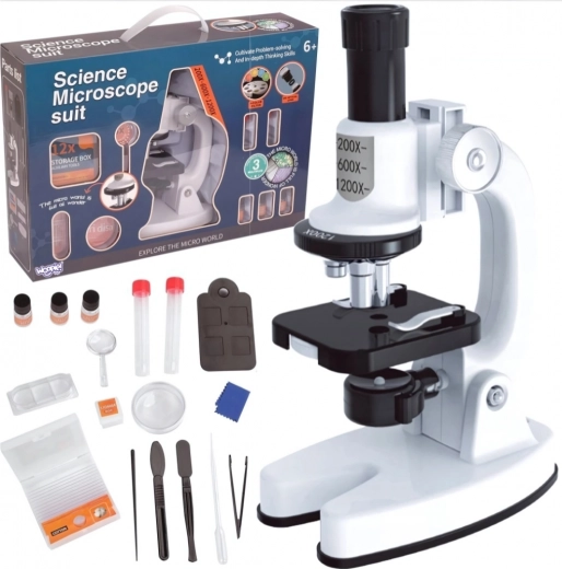 Woopie Digitális Mikroszkóp LED akár 1200x az Okostelefon Adapterrel