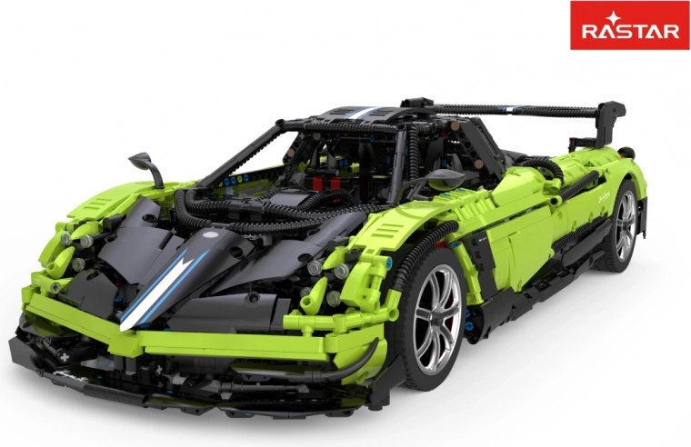 PAGANI Huayra BC sportautó építőkészlet 1:8 zöld Rastar