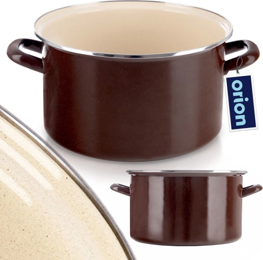 Tartós zománc és rozsdamentes perem