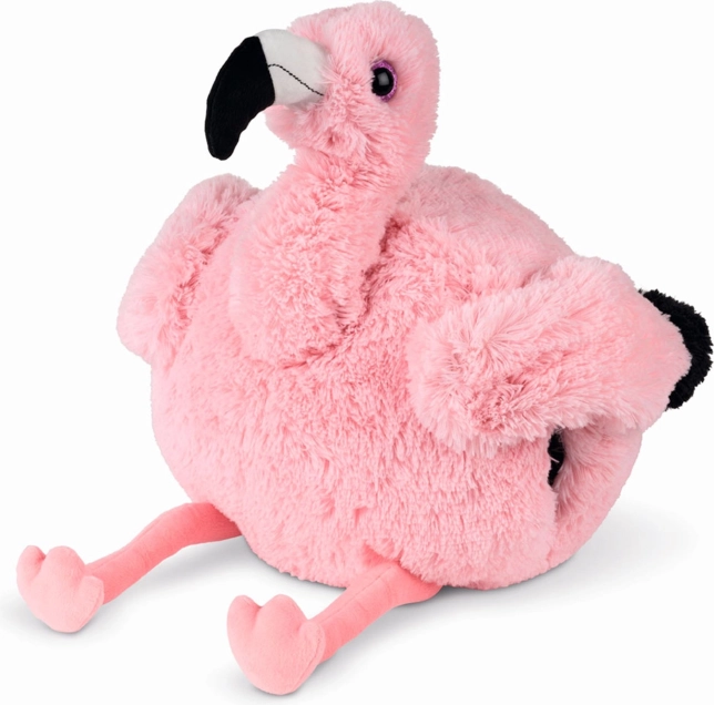Meleg plüss flamingó 3 az 1-ben - párna, kézmelegítő és plüss játék