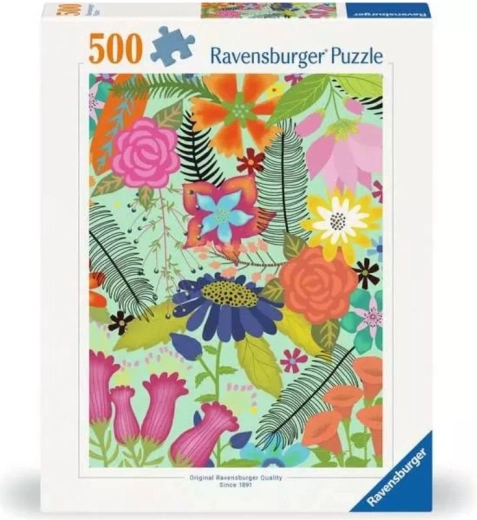 Ravensburger kirakó Virágos dzsungel, 500 darabos
