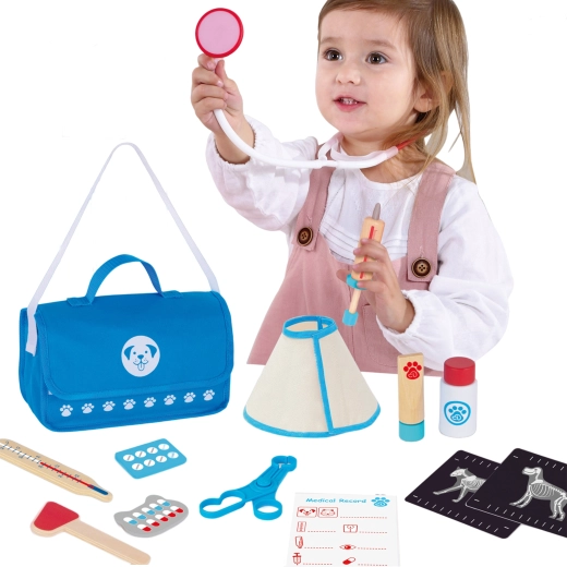 Tooky Toy állatorvosi készlet