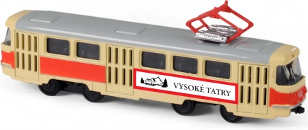 Fém retro T3 villamos 16 cm Magas-Tátra