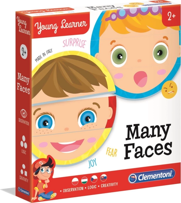 Clementoni Young Learner – sokarcú kirakó 6×3 darab