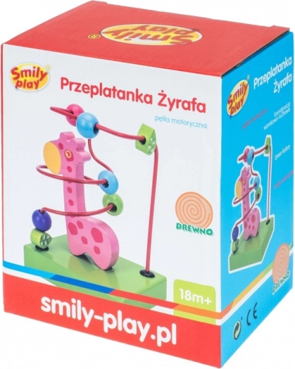 SMILY fa fűzős labirintus zsiráf
