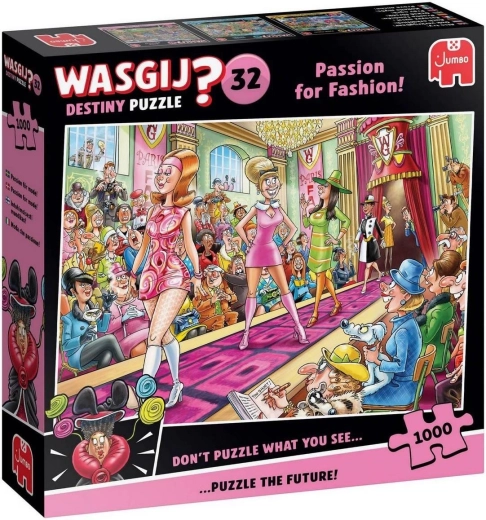 JUMBO Wasgij Destiny 32 puzzle: Szenvedély a divatért! 1000 darabos