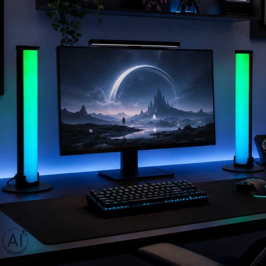 RGB fényoszlopok a gamer hangulathoz