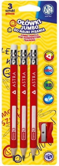 Astra Jumbo ceruza írástanuláshoz gyerekeknek 3 db