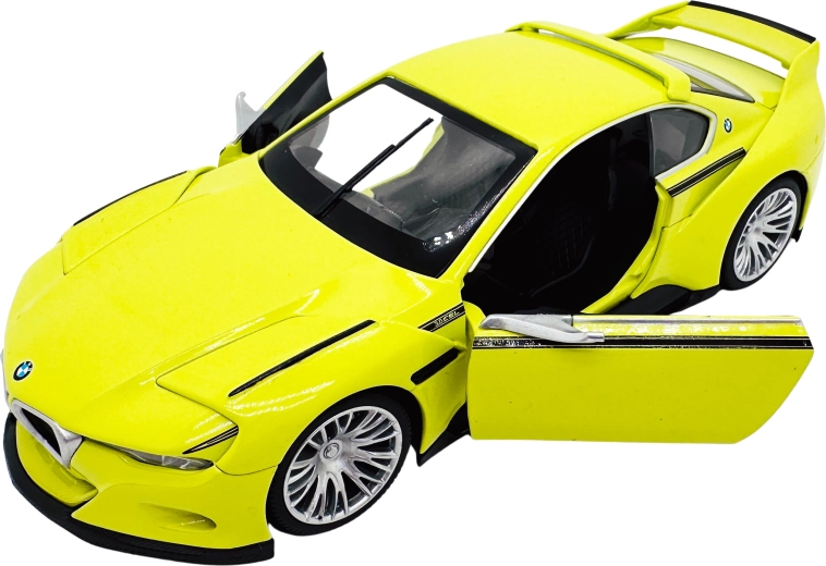 Fém modell BMW 3.0 CSL Hommage 1:24 sárga