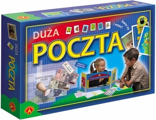 Alexander posta – nagy oktató játékkészlet ablakkal, bélyegekkel és pénzzel