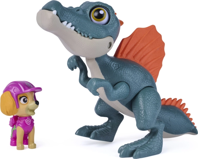 Nagy spinosaurus valósághű részletekkel