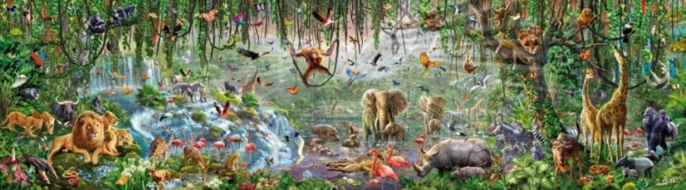 33600 darabos puzzle, Vad élet