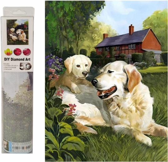 Gyémántmozaik – labradorok
