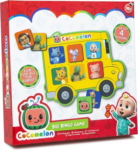 Cocomelon buszos bingójáték