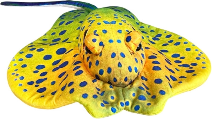 Plüss rája sárga 55 cm