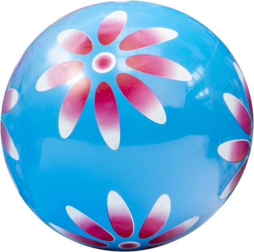 Virágmintás labda 23 cm - 1 db