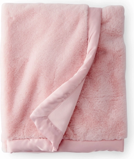 Carter's kétrétegű gyermek takaró műszőrméből Pink 80 × 110 cm