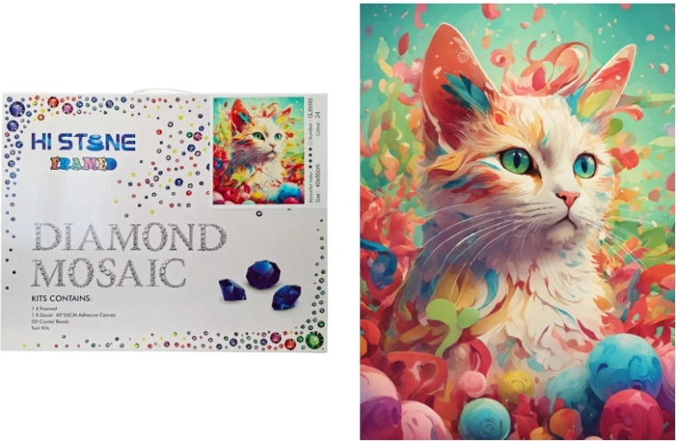 Gyémántmozaik – Macska