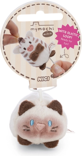 NICI mymochi minis sziámi macska Siamy plüss kulcstartó 5 cm