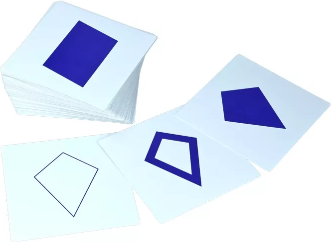 Kártyák a Montessori geometriai komódhoz – Moyo Montessori