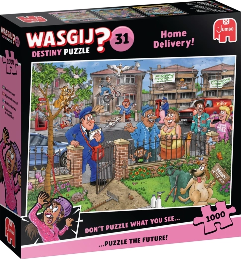 Jumbo Wasgij Retro Destiny 31: Házhoz szállítás! 1000 darabos