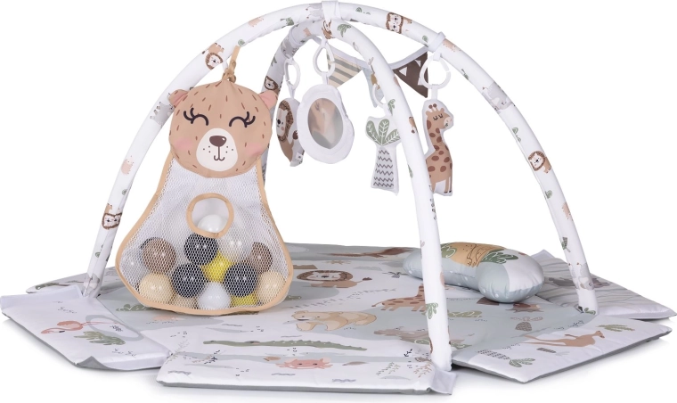 Chipolino játszószőnyeg labdákkal 2 az 1-ben Animal Adventures