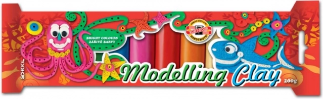 Plastilinkák 10 színben KOH-I-NOOR