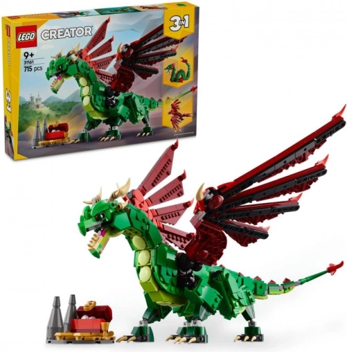 LEGO Creator 3 az 1-ben középkori sárkány
