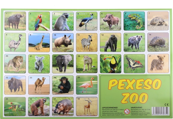 Pexeso ZOO Állatfotógaléria