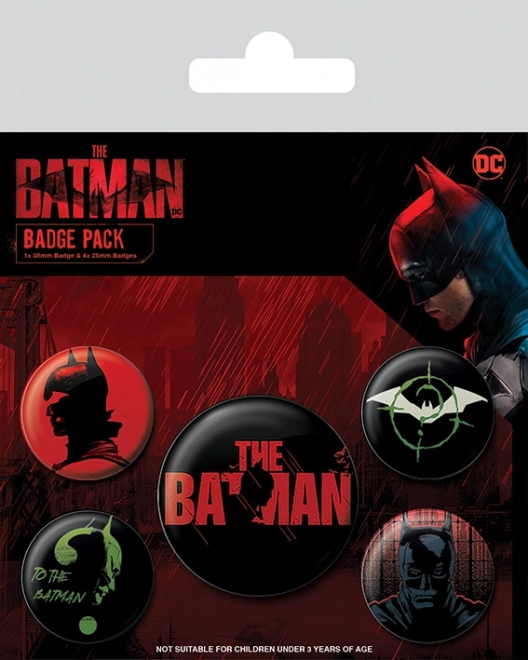BATMAN kitűzők (5 db-os készlet)