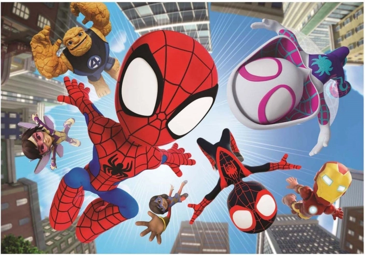 Puzzle Spidey és barátai: A levegőben 104 darab